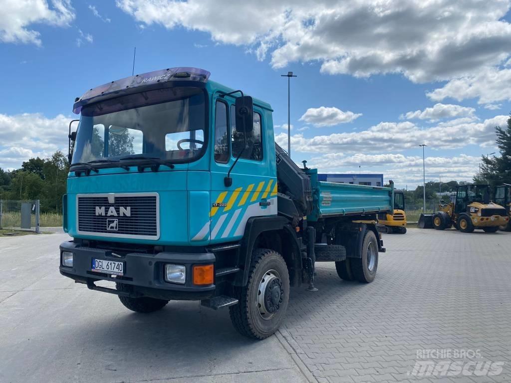 MAN 17.222 Camiones bañeras basculantes o volquetes
