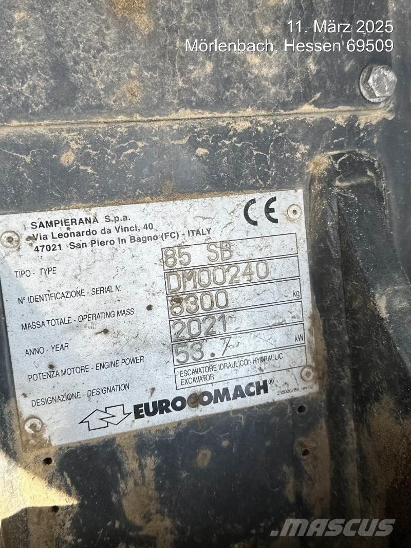 Eurocomach 85SB Mini excavadoras < 7t