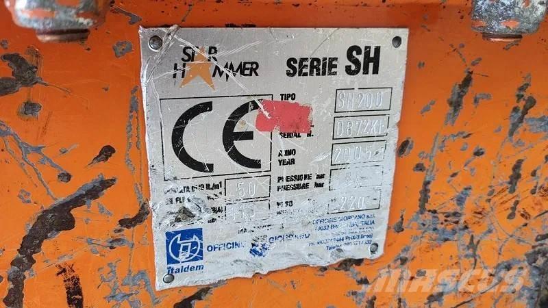 Star Hammer sh200 Martillos hidráulicos