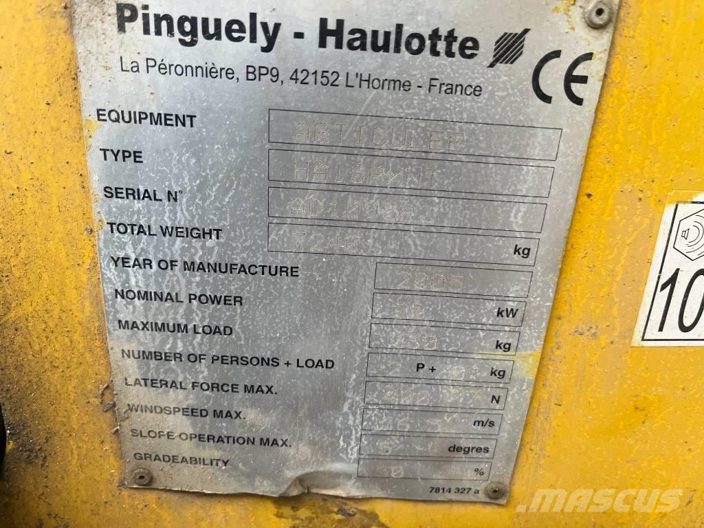 Haulotte HA 16 PX NT Plataforma de trabajo articulada