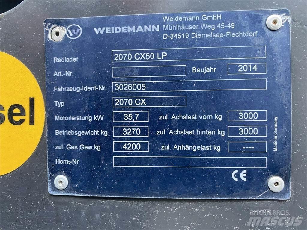 Weidemann 2070 Cargadoras multifunción