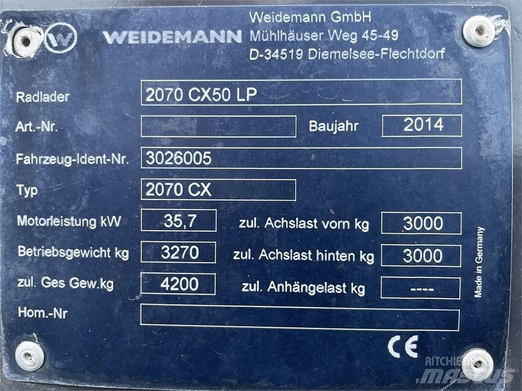 Weidemann 2070 Cargadoras multifunción