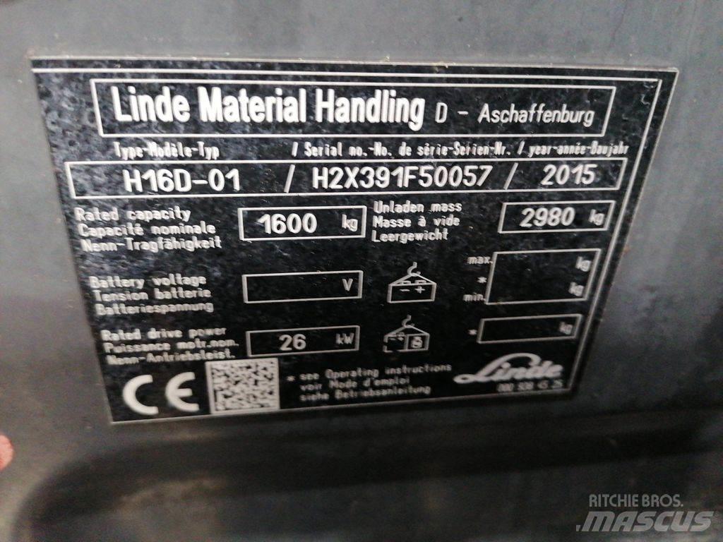 Linde H16D-01 Carretillas diesel
