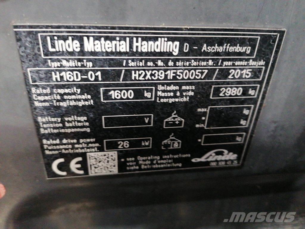 Linde H16D-01 Carretillas diesel