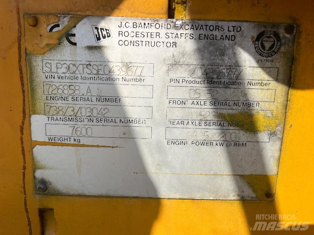 JCB 3cx Retrocargadoras