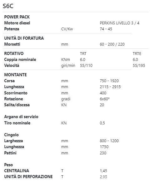  SOILTEK S6C Máquinas de pilotes