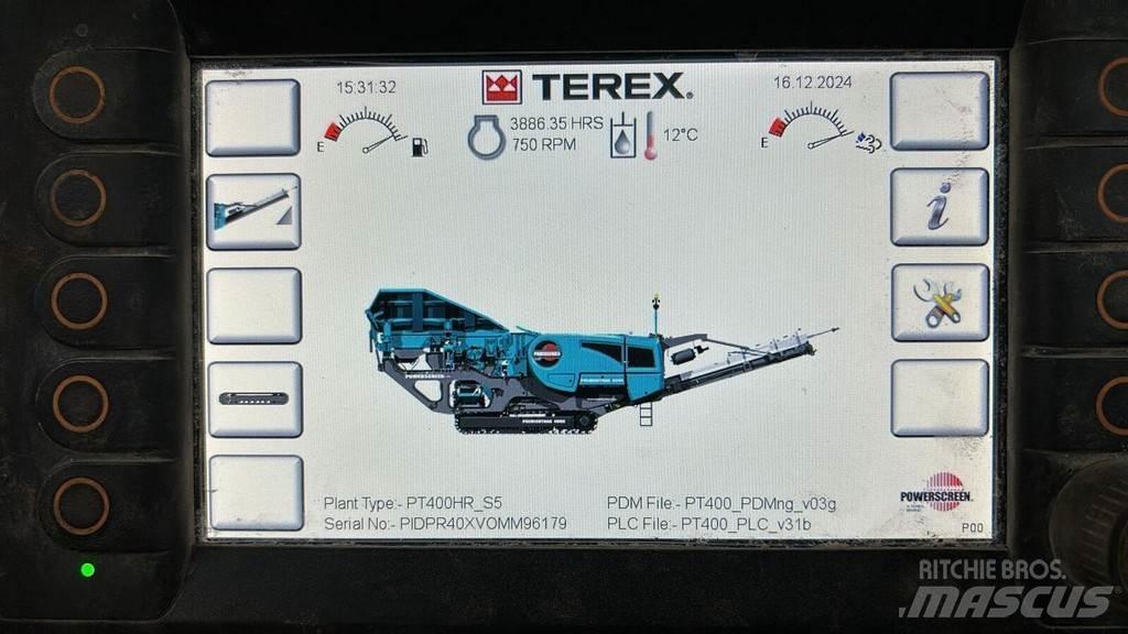 Terex PT 400 HR Trituradoras