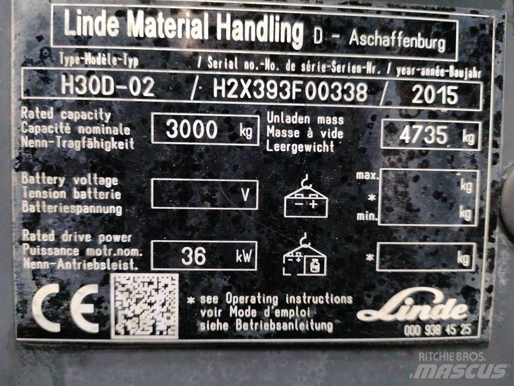 Linde H30D-02 Carretillas diesel