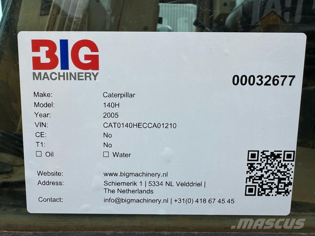 CAT 140H Motoniveladoras