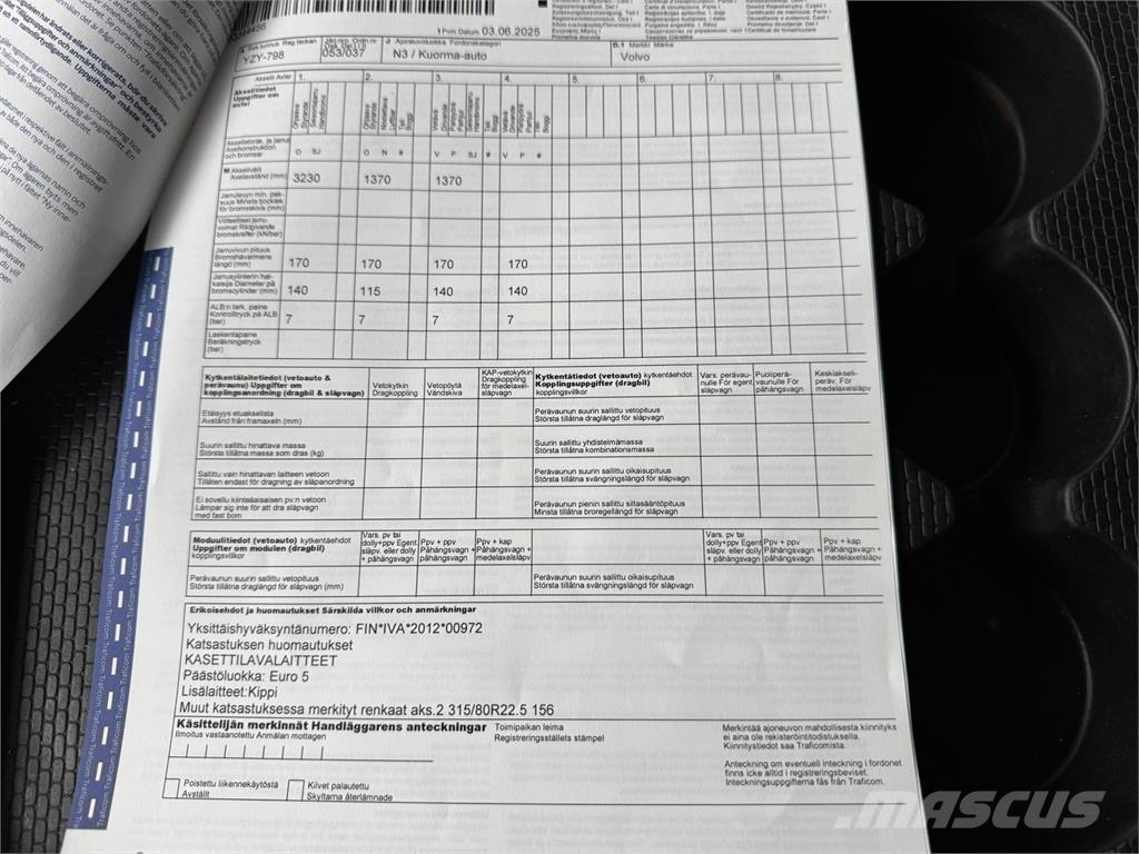 Volvo FMX 8x4 Camiones bañeras basculantes o volquetes