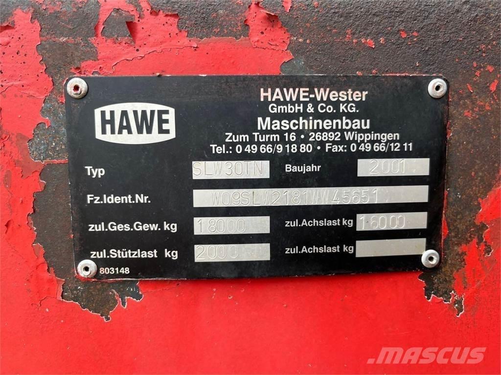 Hawe SLW30TN Remolque para grano