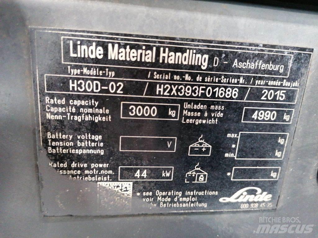 Linde H30D-02 Carretillas diesel