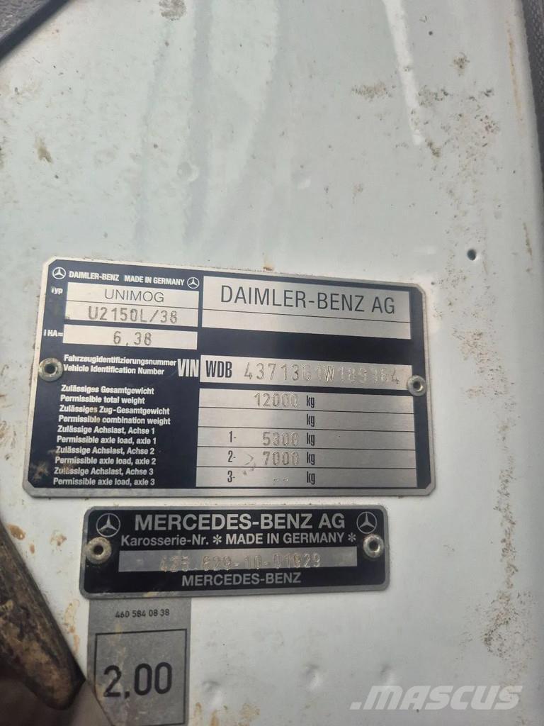 Unimog u 2150l38 Perforadoras de superficie