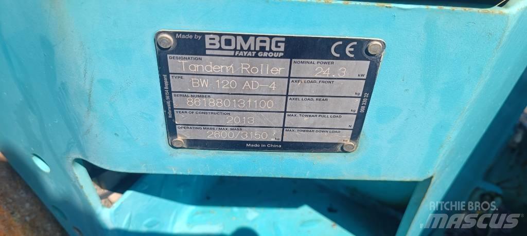 Bomag BW 120 AD-4 Rodillos de doble tambor