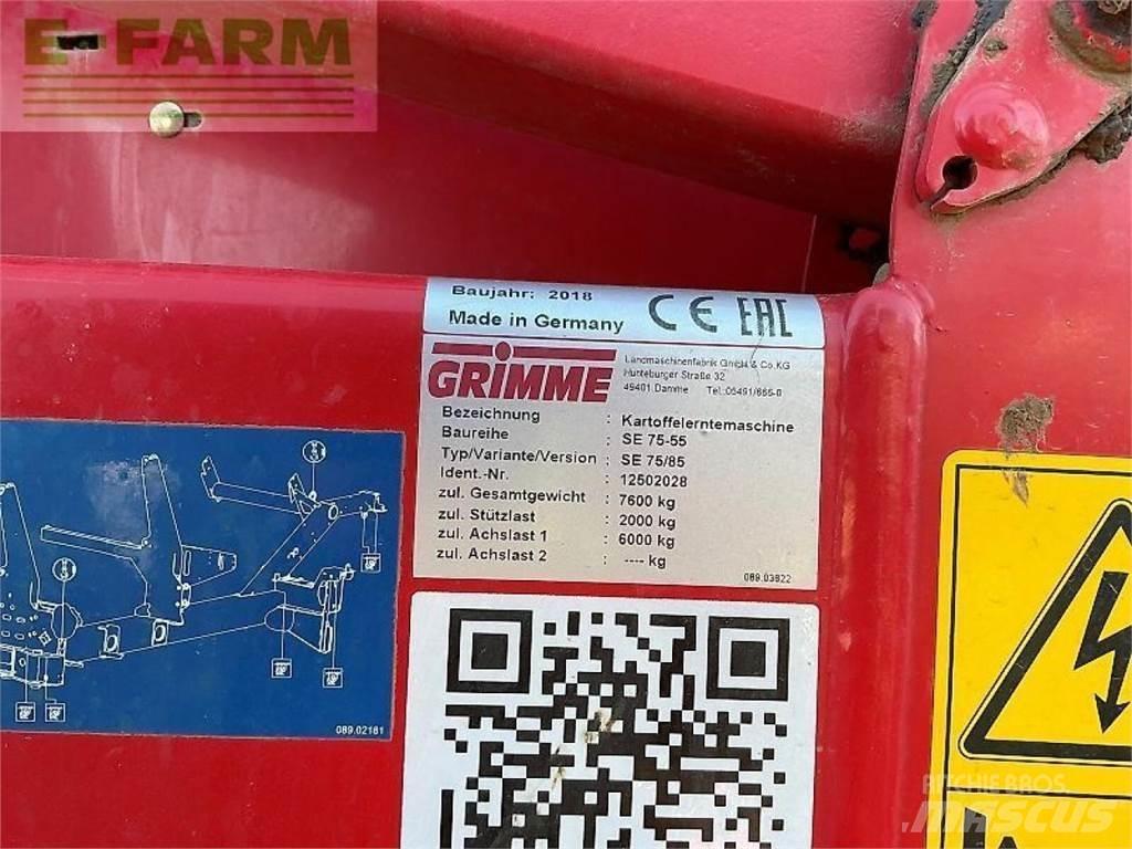 Grimme se 75-55 Cosechadoras y excavadoras para patata