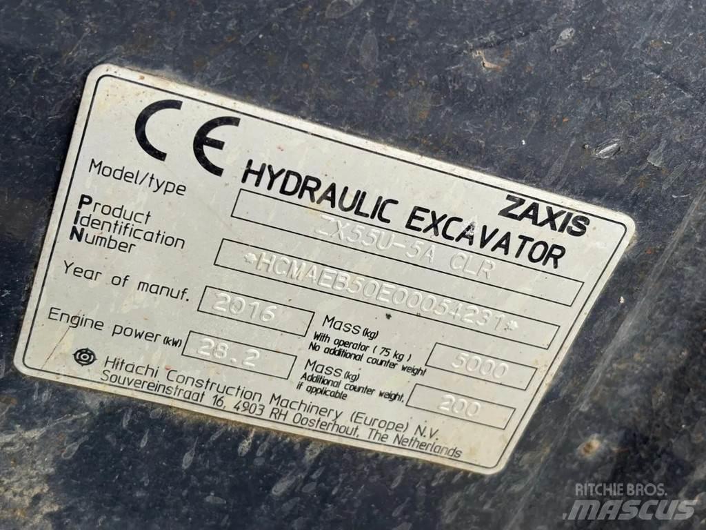Hitachi ZX55U-5A Mini excavadoras < 7t