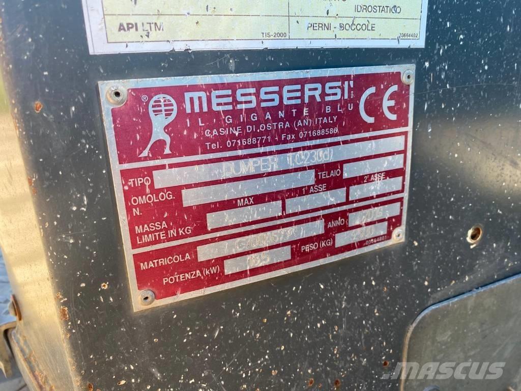 Messersi tc230d Dúmpers sobre orugas