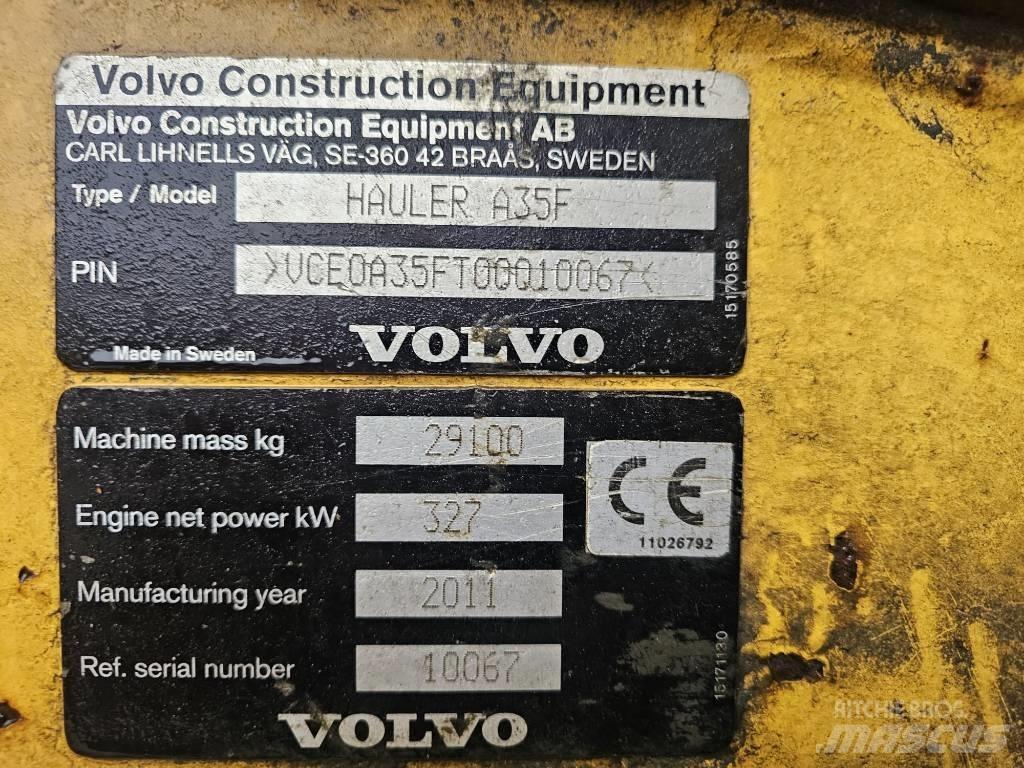 Volvo A 35 F Dúmpers articulados