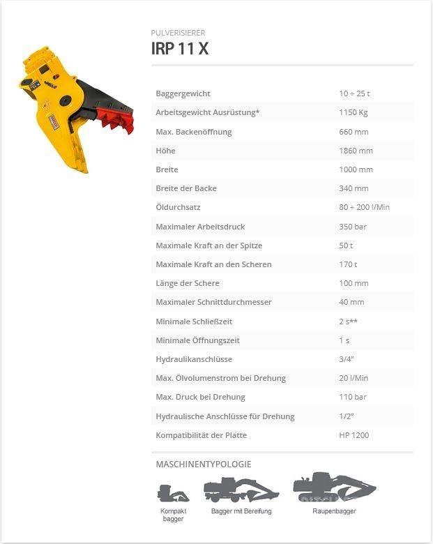 Indeco IRP 11 X Trituradoras