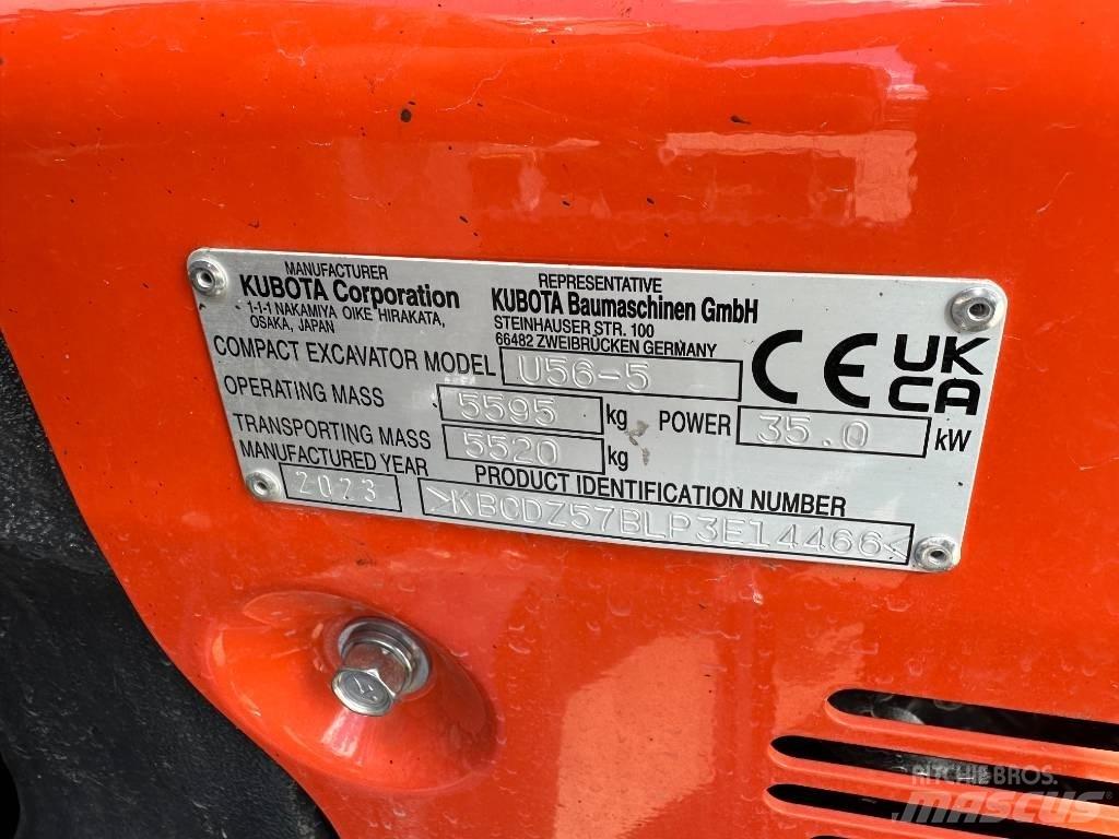 Kubota U 56-5 Mini excavadoras < 7t