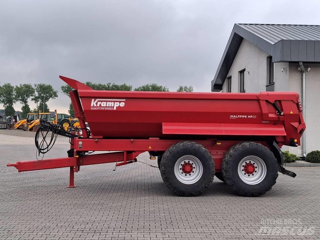 Krampe HP 20 Remolques volquete