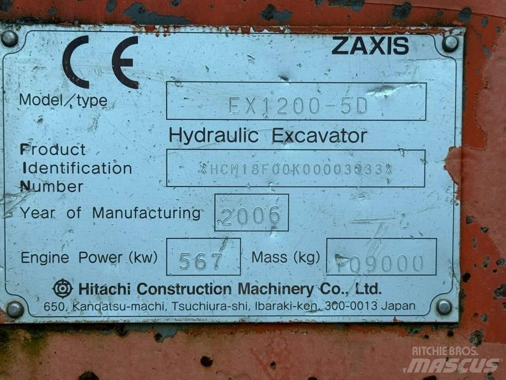Hitachi EX1200-5D Excavadoras de cadenas