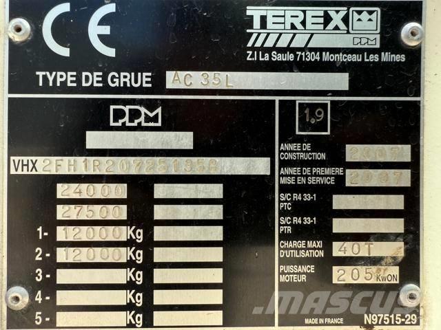 Terex AC 35 L Grúas todo terreno