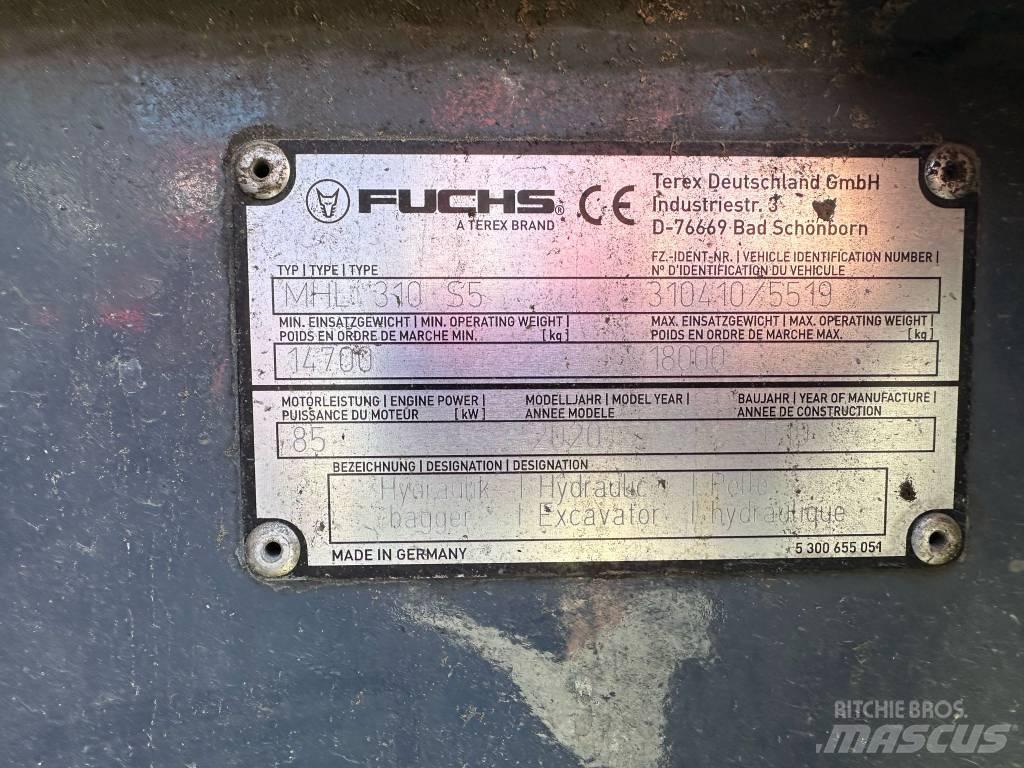 Fuchs MHL 310 S5 Excavadoras de manutención