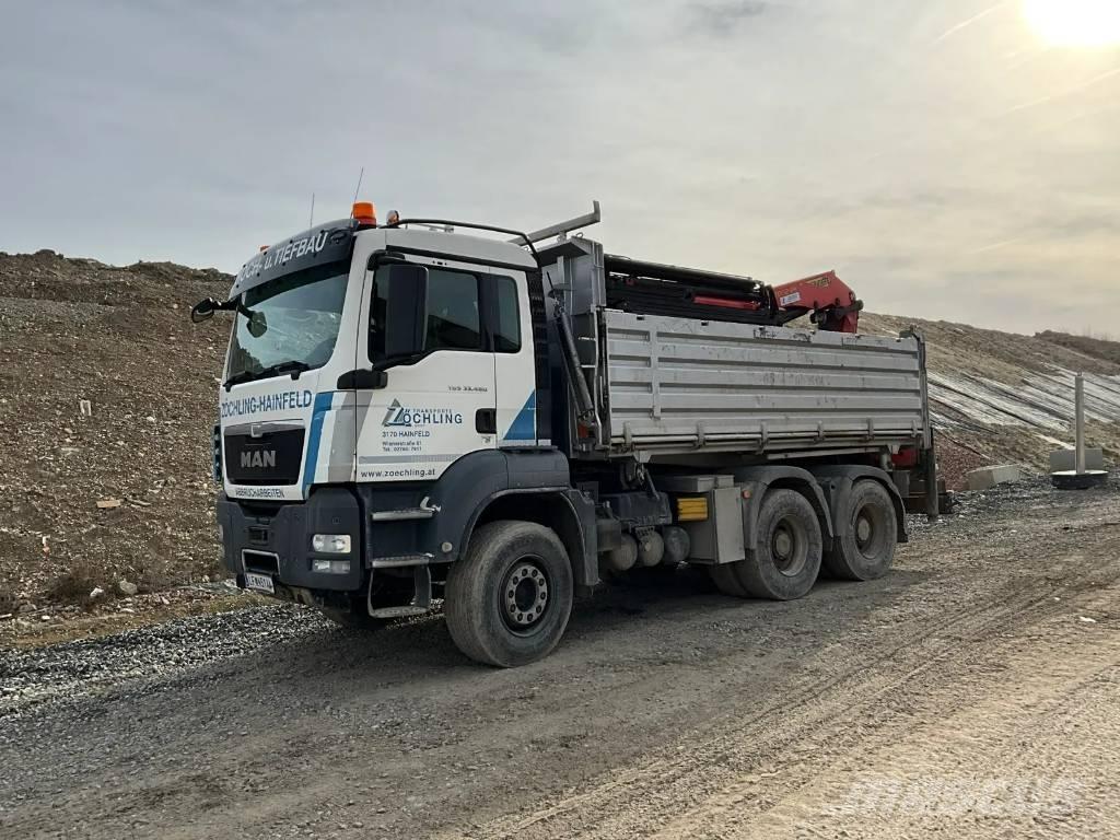 MAN TGS 33.480 BB Camiones bañeras basculantes o volquetes