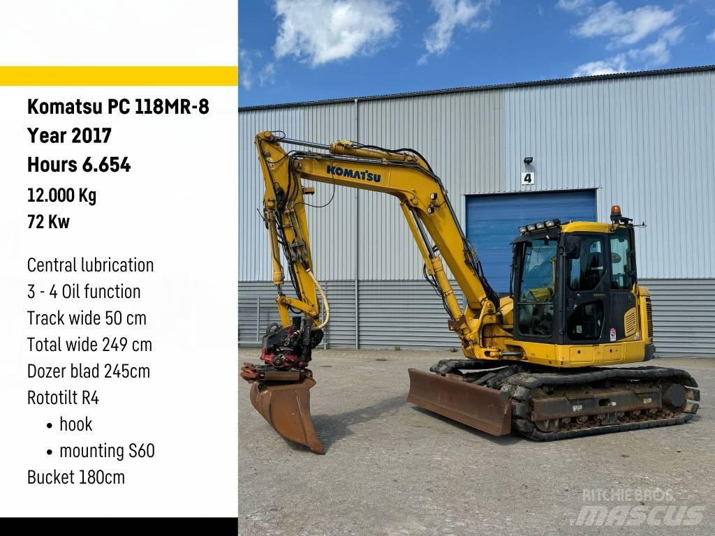 Komatsu PC 118 MR-8 Excavadoras de cadenas