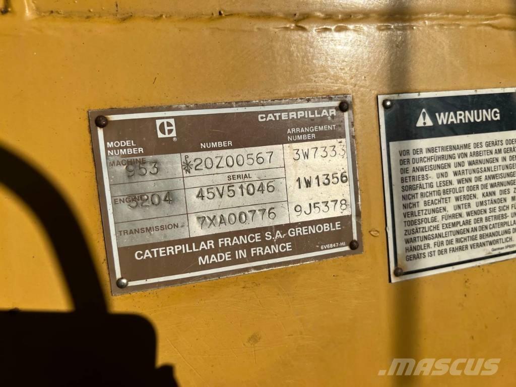 CAT 953 - Ripper Cargadoras sobre orugas