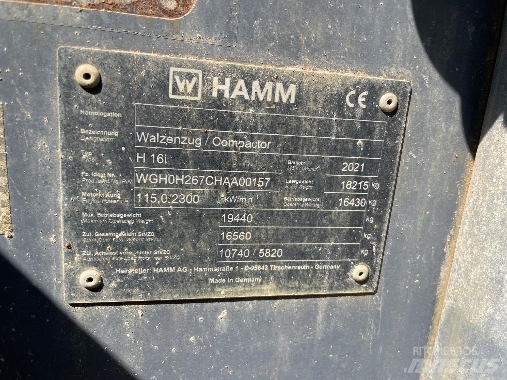 Hamm H 16 i Compactadores de suelo
