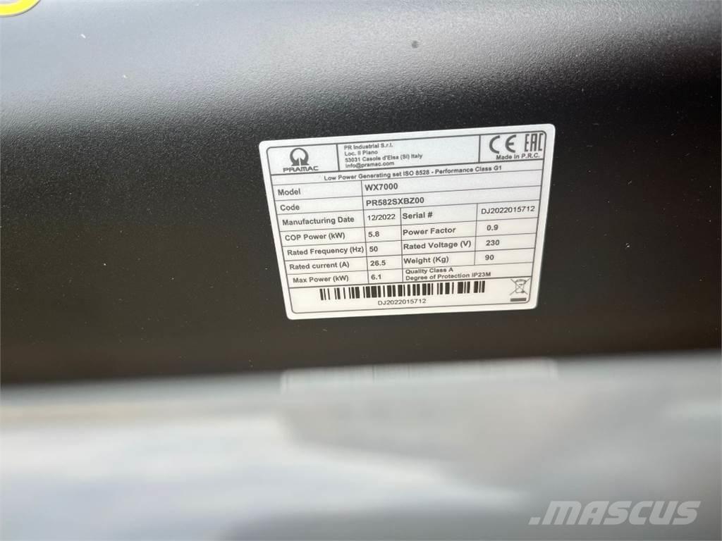 Pramac WX7000 Otros generadores