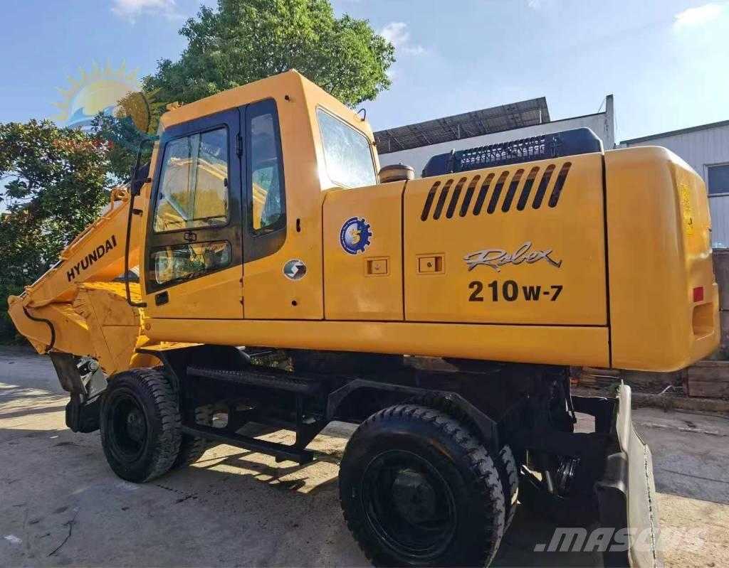 Hyundai r210w-7 Excavadoras de ruedas