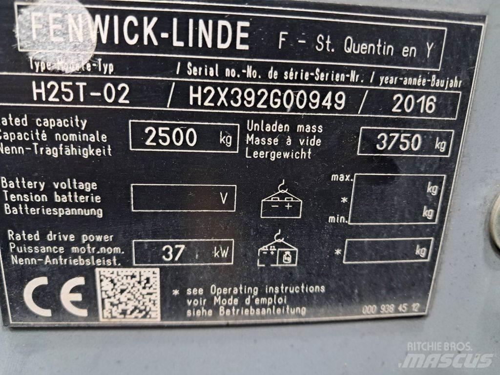 Linde H25T-02 Carretillas LPG