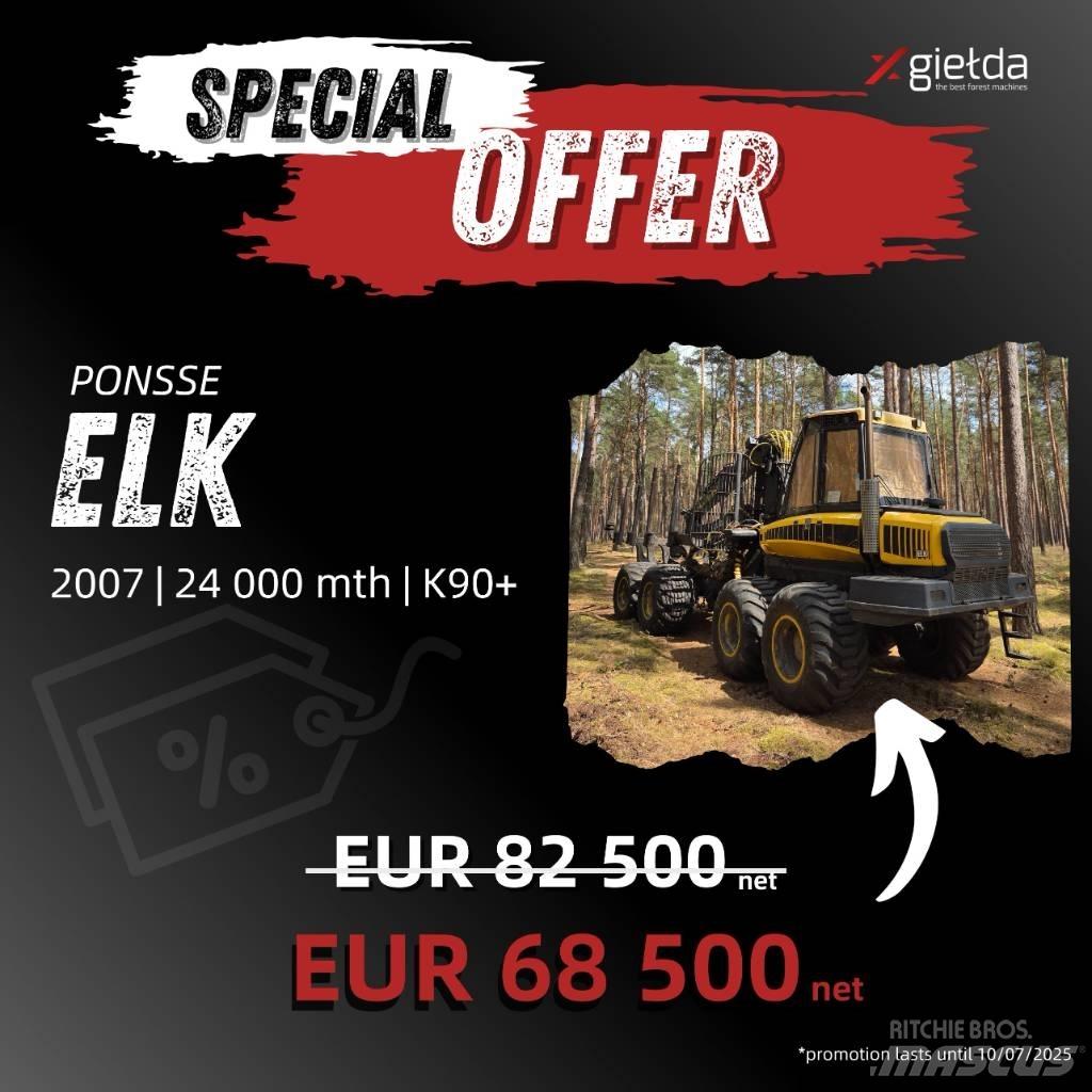 Ponsse Elk Autocargadoras