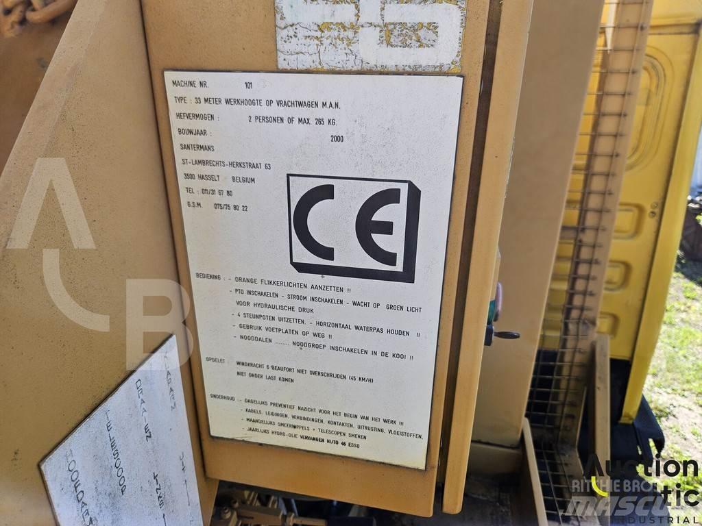 MAN M90 Plataformas sobre camión