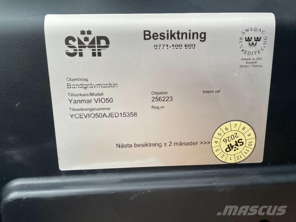 Yanmar Vio 50 Mini excavadoras < 7t