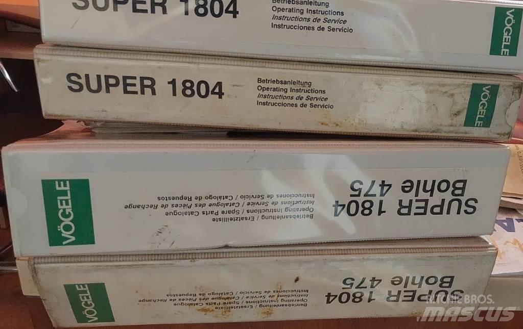 Vögele 1804 Asfaltadoras