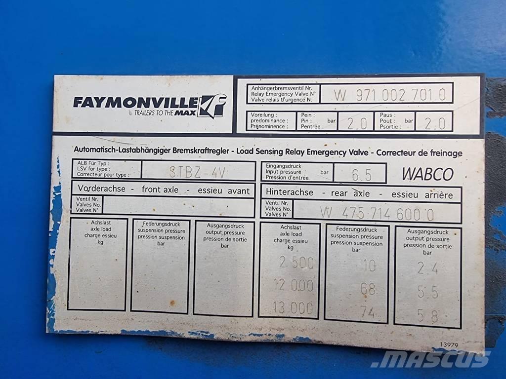 Faymonville STBZ-6VA Semirremolques portacubetas