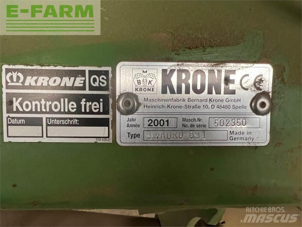 Krone Swadro 651 Segadoras hileradoras