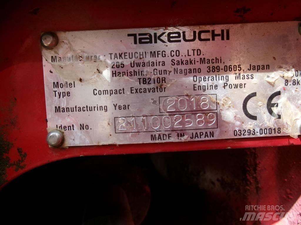 Takeuchi TB 210 R Mini excavadoras < 7t