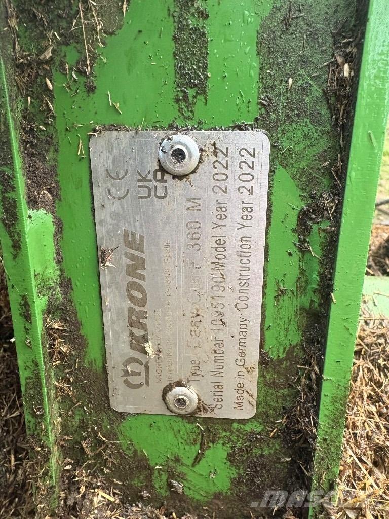 Krone Easy cut 360 m Segadoras