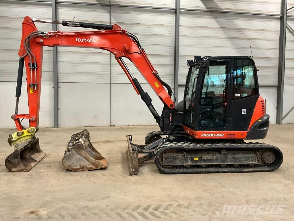 Kubota KX 080-4 A 2 Excavadoras 7t - 12t