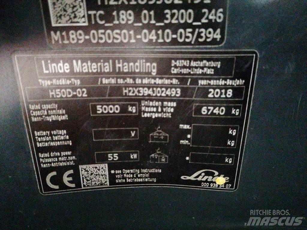 Linde H50D-02 Carretillas diesel