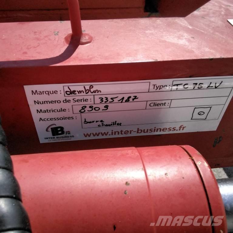 Demblon TC 75 LV Arados reversibles suspendidos