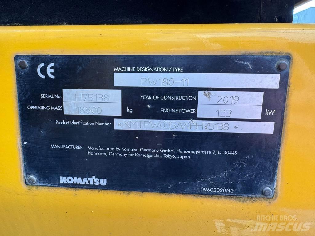 Komatsu PW180-11 Excavadoras de ruedas
