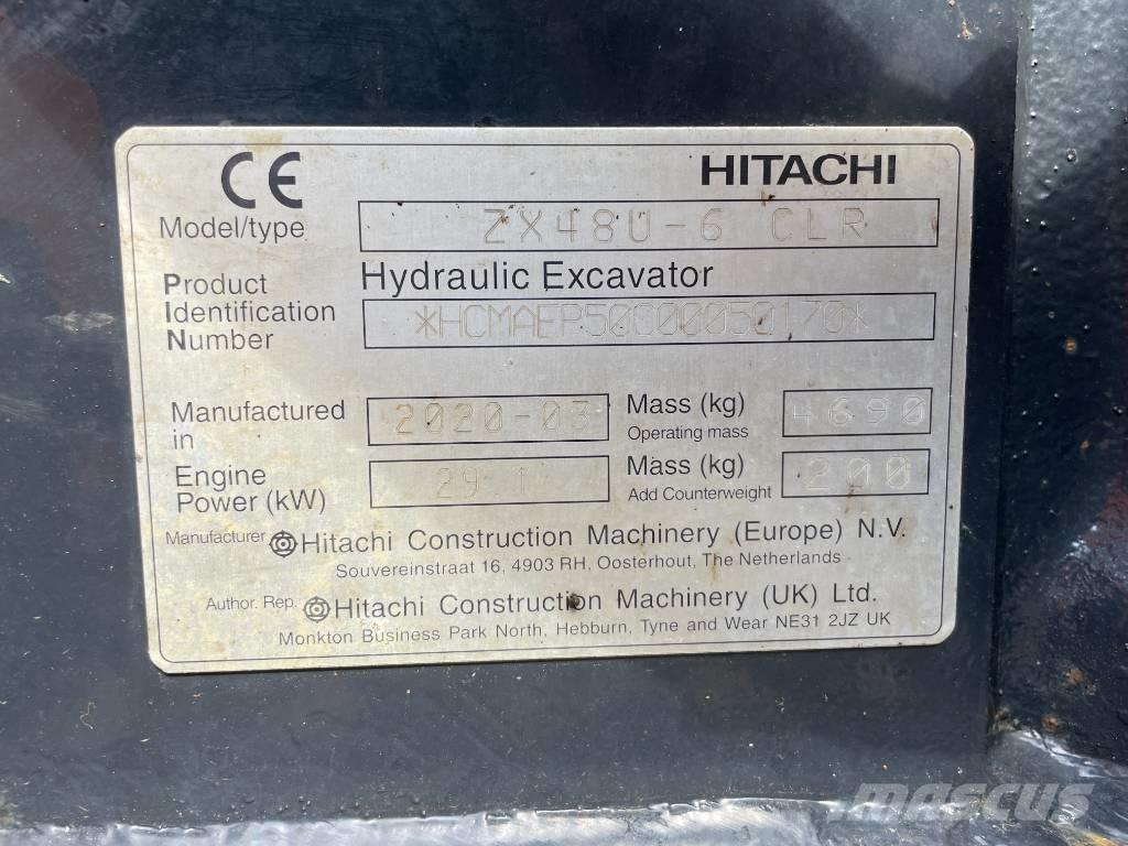 Hitachi ZX 48 U-6 Mini excavadoras < 7t