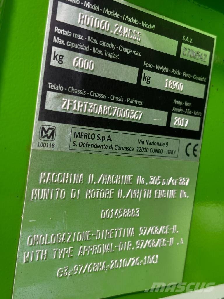 Merlo Roto 60.24 Carretillas telescópicas