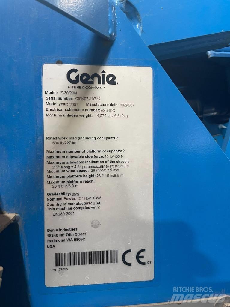 Genie Z 30/20 N RJ Plataforma de trabajo articulada